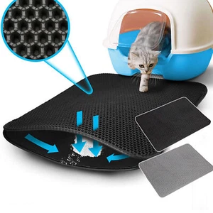 Katzenmatte Katzenklo Matte Katzenstreu Sammler Unterlage wasserdicht - Bild 1 von 12