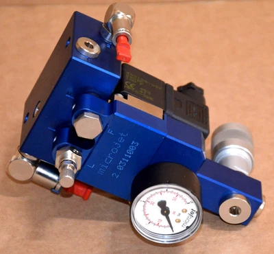 Microjet Kühl+Schmiergerät MKS G Steuerverteiler-Pneumatik-Modul 40/35-7m NEU - Bild 1 von 4