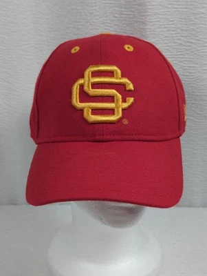 USC Trojans - Hat Men’s - Fitted 7 1/8 - New Era Concealer Wool Blend - Red/Gold - Image 1 of 4