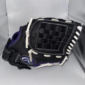 Guante de béisbol Rawlings Playmaker Series 11" negro púrpura PM110BPU DIESTRO - Imagen 1 de 6