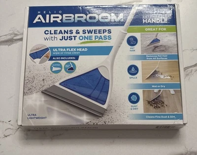 NIB Helio Air Broom Sweeps Cleans Floors Windows Glass Liquids Pet Hair - Image 1 of 4
