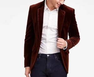 HUGO by Hugo Boss Modern-Fit Velvet Dinner Jacket MSRP $445 - Picture 1 of 4