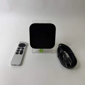 Apple TV 4K 2nd Gen 32GB Digital HD Media Streamer MXGY2LL/A WiFi + Ethernet - Picture 1 of 9