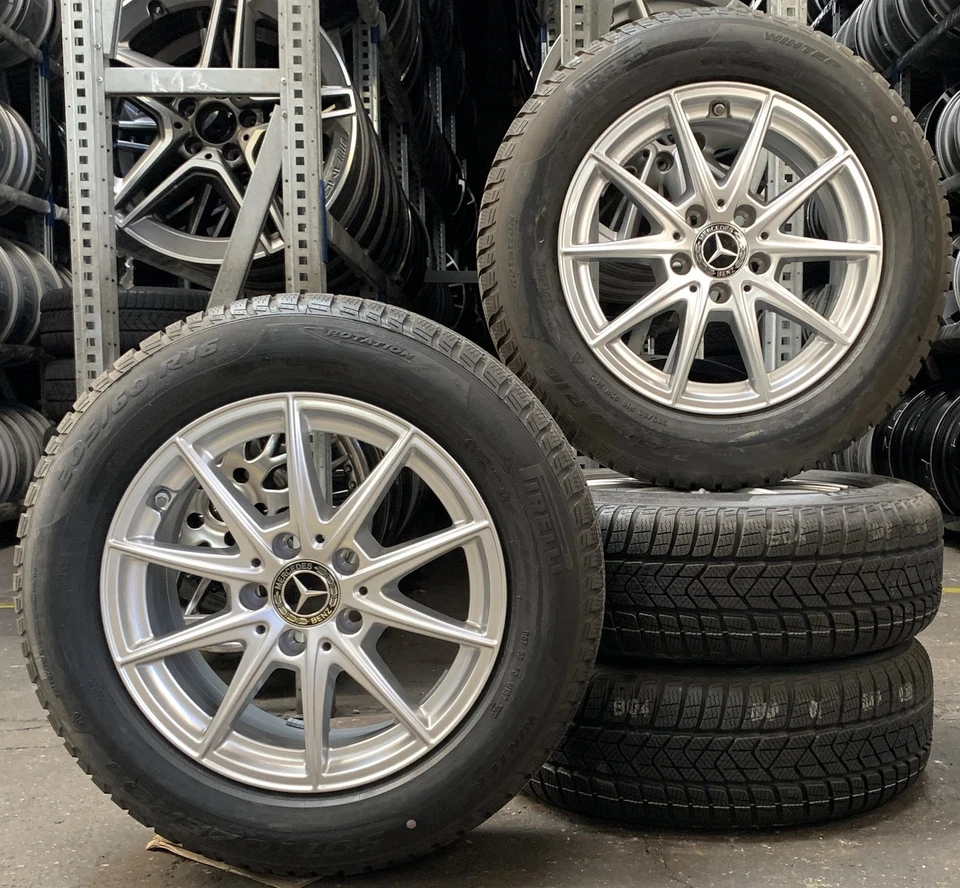 4 Orig Mercedes-Benz Winterräder 205/60 R16 92H A 177 B CLA A1774011100 3329 - Bild 1 von 3