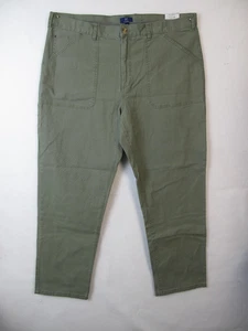 George Pantalón Elástico Pierna Recta Premium 6 Bolsillos Algodón/Spandex 40x31 Verde - Imagen 1 de 8