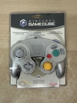 NEW Nintendo GameCube Official OEM Vintage 2003 Controller - Platinum Silver - Image 1 of 4