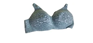 Cacique Back Smoother Full Coverage Lightly Lined Wireless Bra 44H Aqua Blue - Picture 1 of 5