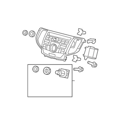 Conjunto de panel delantero Honda 39106-TP1-A61, para Tsx 2010 para Acura Foto 1 de 4