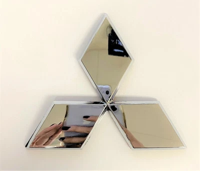 CHROME M MITSUBISHI EMBLEM REPLACEMENT FOR ENDEAVOR REAR TAILGATE LIFTGATE TRUNK - Image 1 of 3