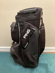 Ping Pioneer Golf Cart Bag Black 15 Way Top & Dividers Excellent Condition - Picture 1 of 11
