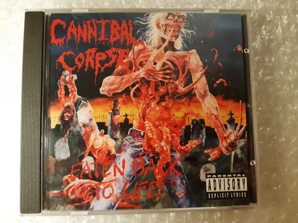 CANNIBAL CORPSE - Eaten Back To Life (1.Press 1990) AUTOPSY / CARCASS / DEICIDE - Bild 1 von 3