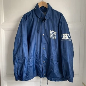 VINTAGE San Diego Chargers Coach Jacket Mens Small Medium Oversized BlueNFL 90s - Picture 1 of 10