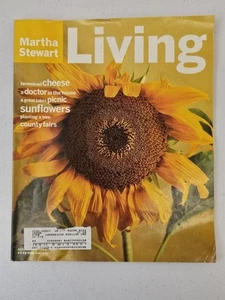 Martha Stewart Living September 1995 Number 32 Sunflower Cheese Picnics Fairs - Foto 1 di 2