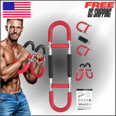 Entrenador de Brazos Twister, Equipo de Entrenamiento Agitador, Clip de Pecho Eléctrico Músculo 60-100 lb Foto 1 de 4