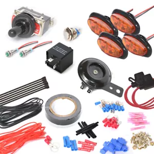 Hazlo tú mismo Universal ATV UTV 4x4 Todoterreno Buggy Calle Legal Luces LED Señal de Giro Kit - Imagen 1 de 8