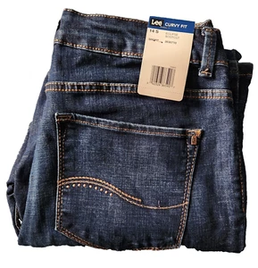 Jeans donna 14 corti Lee Eclipse bootcut curvy fit serie moderna senza gap vita - Foto 1 di 15