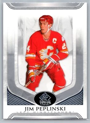 2020-21 SP Signature Edition Legends #153 Jim Peplinski Calgary Flames - Image 1 of 2