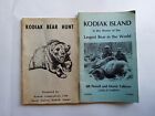 Zwei Vintage Kodiak Bär Jagd Broschüren Kodiak Alaska