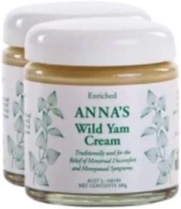 2X Annas Wild Yam Cream 100G - RESTORES HORMONAL BALANCE- Herbal Balm - Picture 1 of 1