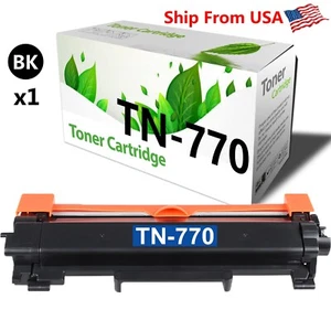 Paquete de 1 cartucho de tóner negro TN770 TN-770 para impresora HL-L2370DW MFC-L2750DW - Imagen 1 de 2