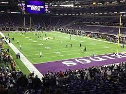 PURCHASE VIKINGS SBL!!! Section 101 row 41-seat 9. - Image 1 of 3