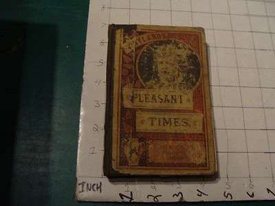 Orig. Vintage book: PLEASANT TIMES school & home entertainment MARION WAYLAND - Image 1 of 4