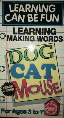 Learning Can Be Fun-Learning Making Words-Ages 3-7(VHS 1992)TESTED-RARE-SHIP24HR - Image 1 of 4