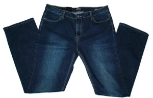 BUFFALO DAVID BITTON - BOULEVARD MID-RISE STRAIGHT Women's Blue Denim - (34X31) - Picture 1 of 15