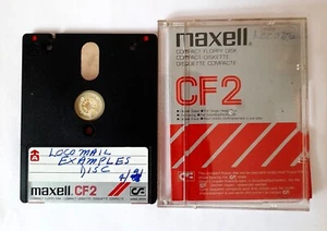Rare Vintage Maxell 3" Floppy Disc (CF2) - Used, Untested, Collector's Gem. - Photo 1/2