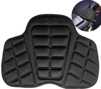 Cojín de asiento de motocicleta 3D cubierta almohadilla de aire alfombrilla de enfriamiento vendaje fijación antideslizante Foto 1 de 4