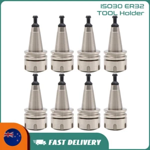 8pcs ISO30 ER32 50 Tool Holder Collet Balance G2.5 30000rpm ​for CNC Mill Lathe - Picture 1 of 17