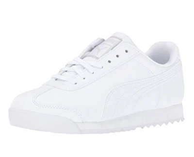 ZAPATO CON CORDONES Puma Roma Basic JR Big Kid's Blanco/Gris Claro 354259-14 Foto 1 de 4