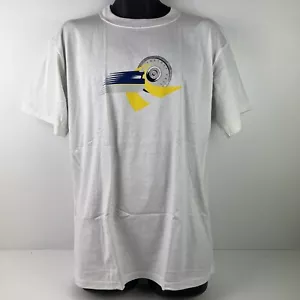 Vintage Freight Rail Made in Australia Graphic Single Stitch T-Shirt Mens XL W - Picture 1 of 8