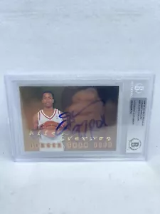 Allen Iverson 1996 Skybox más grande que la vida novato Beckett grado 10 automático - Imagen 1 de 2