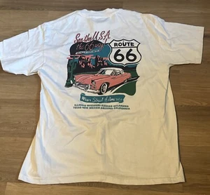 VINTAGE Route 66 Large T SHIRT - Picture 1 of 3