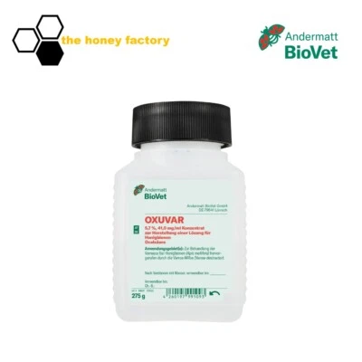 OXUVAR 5,7% ad us.vet - 275 Gramm Sprüh- und Träufelbehandlung Varroa Imkerei - Bild 1 von 4