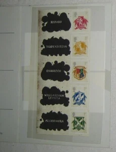 Harry Potter Stamps, 5 spells in post office gift card - Picture 1 of 3