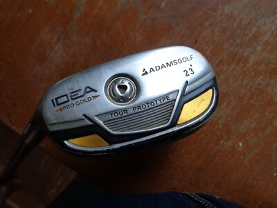 Adams IDEA Pro Gold Tour Prototype Boxer Hybrid 23 Deg Graphite Stiff LH - Image 1 of 4