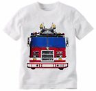 Tee-shirt à manches courtes Carter's Boys "Fire Truck" (6 mois) 