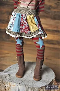 NWT MUSTARD PIE 4T HARVEST SPLENDOR MIX IT UP SKIRT - Picture 1 of 7