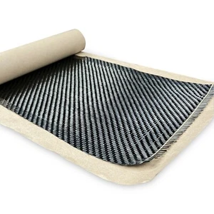 Hoja de tela de tela de sarga tejida 3K de fibra de carbono 2x2 5,7 oz. Piezas de radiocontrol para campanas de automóvil - Imagen 1 de 8
