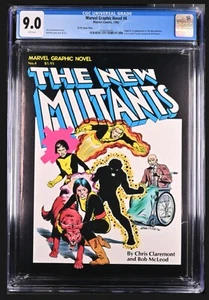 🔥 Marvel Graphic Novel 4 CGC 9.0 | Origin & 1st New Mutants. $5.95 Cover Price. - Picture 1 of 4