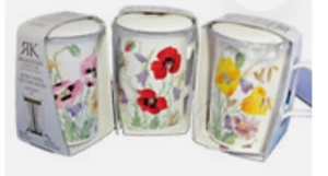 3 ENGLISH MEADOW Tee Becher Fine Bone China MadeEngland Roy Kirkham 10oz NEU - Bild 1 von 4