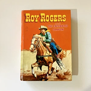 Roy Rogers and The Enchanted Canyon by Jim Rivers 1954 Whitman Hardcover Book - Imagen 1 de 11
