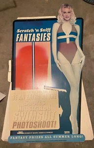 Vintage Scratch 'n Sniff Fantasies Sports Illustrated Standee Standup Cutout - Picture 1 of 3