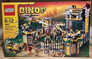 LEGO 5887 Dino Defense HQ Factory Sealed Damaged Box