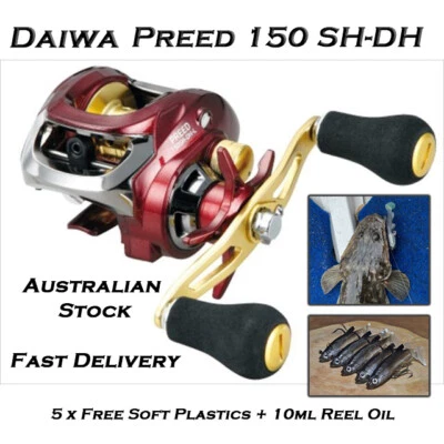 Daiwa Preed 150 SH-DH (2016 Model) 7.0:1  Double Axis " Reduced to $99" - image 1 of 4