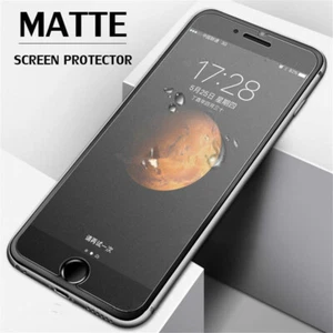 Matte Protective Glass For iphone 16 15 14 13 11 Pro 12 XR XS 7 Screen Protector - Picture 1 of 24