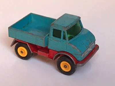 MATCHBOX Series No. 49 Mercedes Benz Unimog mit gelben Felgen guter Zustand - Bild 1 von 4