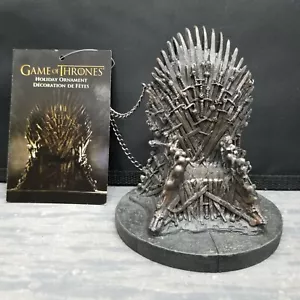 HBO Game of Thrones 4" Iron Throne Holiday Decorative Ornament Figure Kurt Adler - Picture 1 of 11